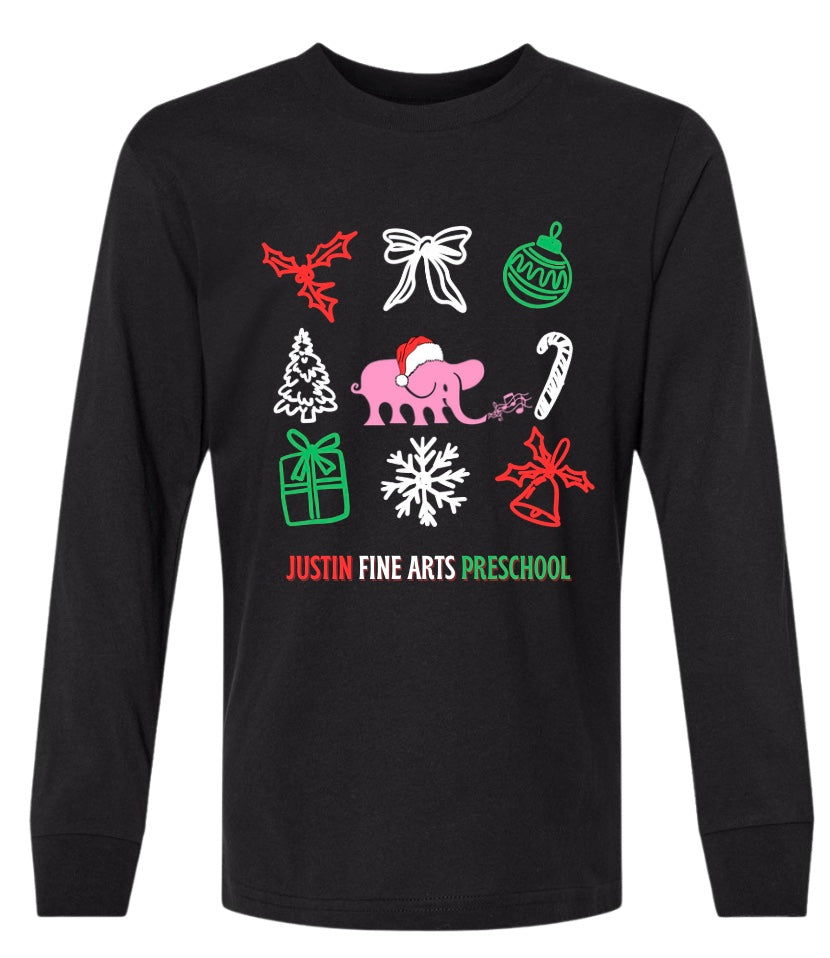 Justin Fine Arts Christmas SHIRT