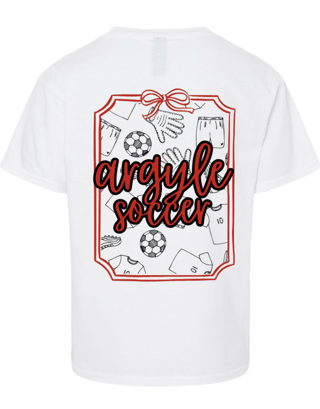 Argyle Soccer Girls Doodle
