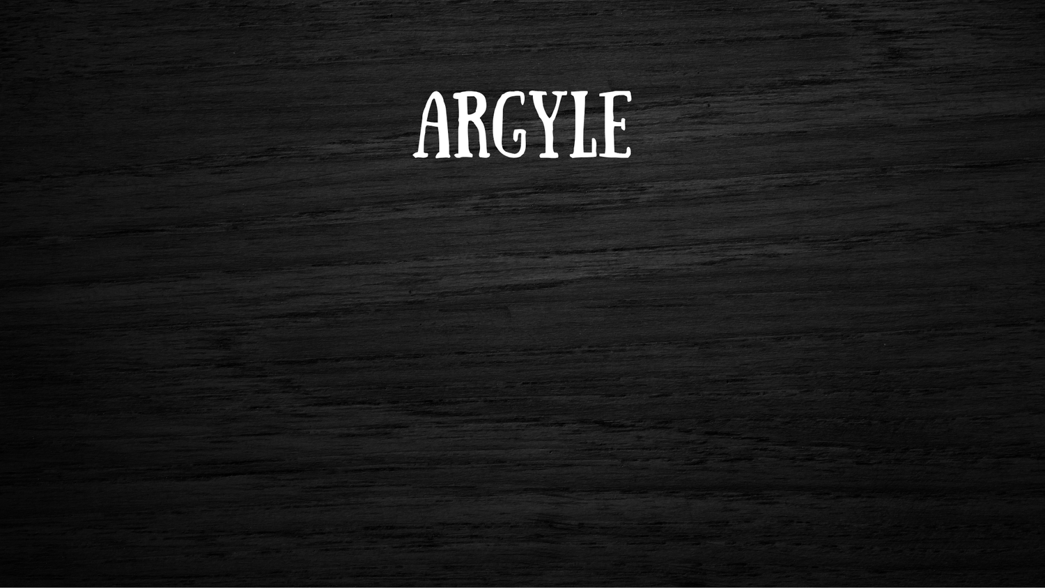 Argyle Gear
