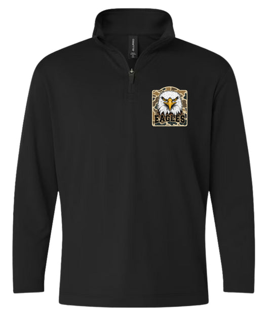 SOUTH PTA-Quarter-Zip Pullover-Camo