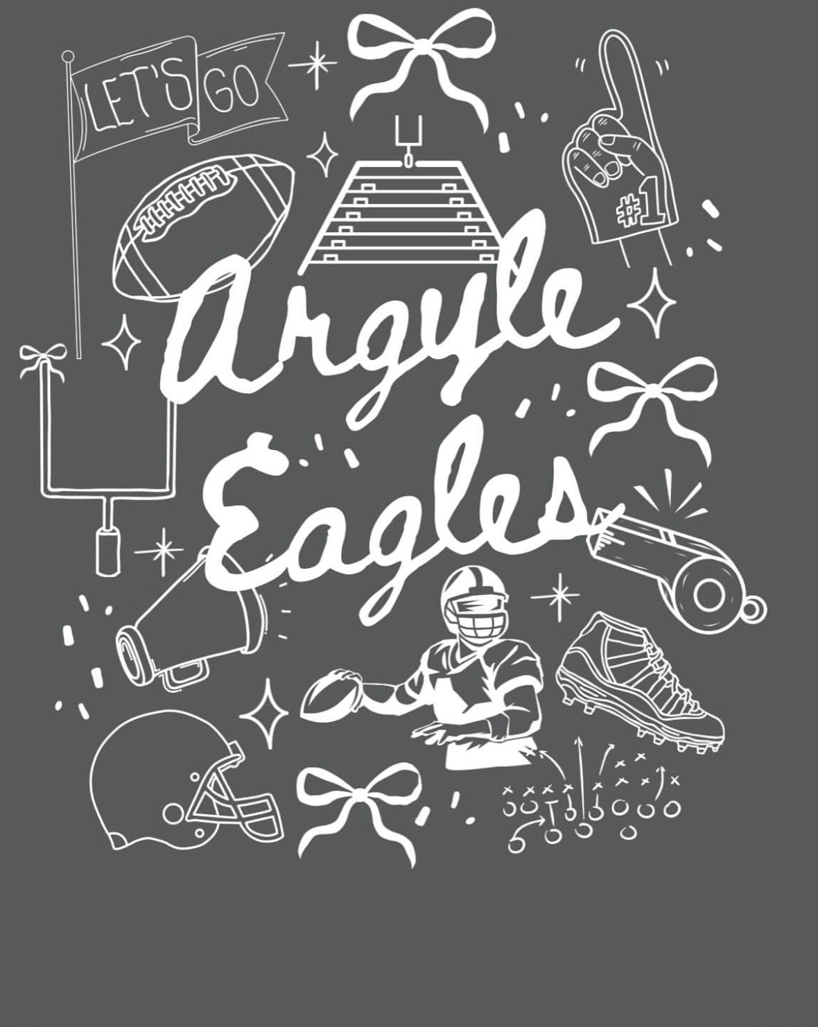 Argyle Football Doodle