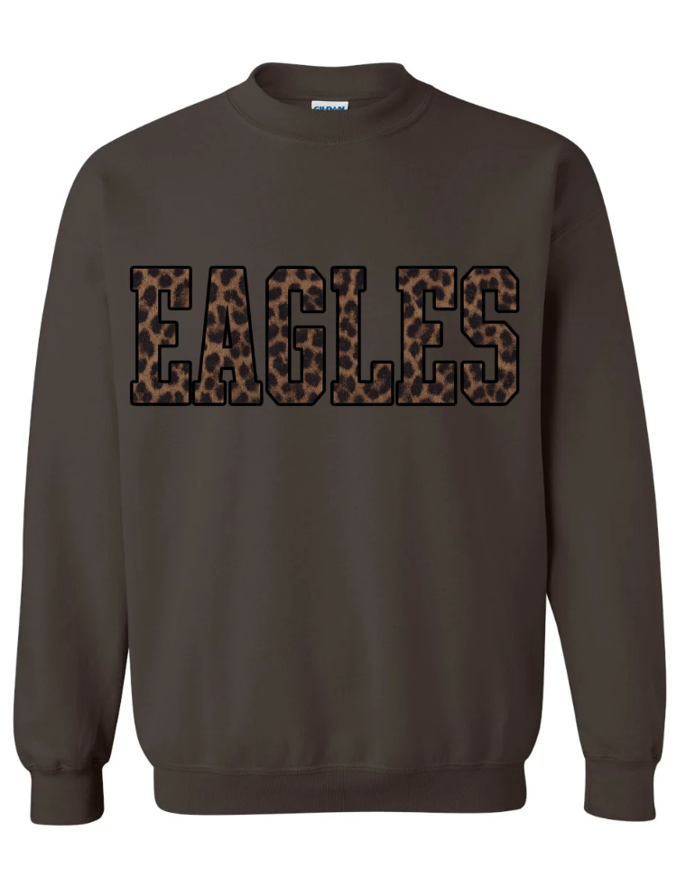 Leopard Eagles Chocolate Sweatshirt