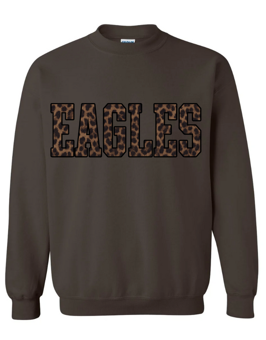 Leopard Eagles Chocolate Sweatshirt
