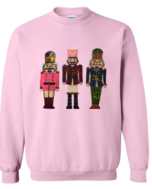 Sequin Patch Nutcracker Sweatshirt
