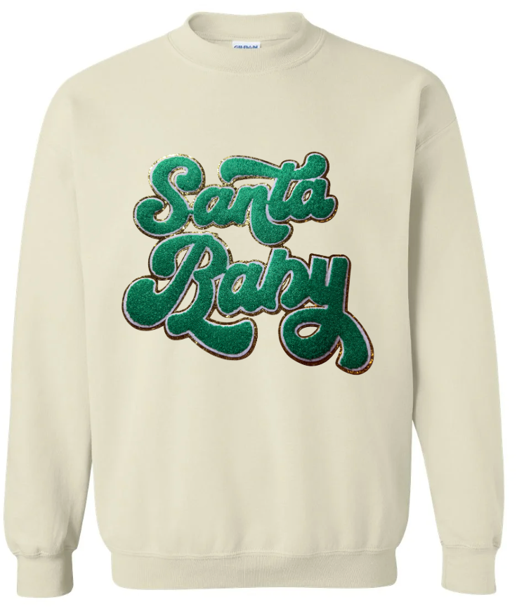 Santa Baby Patch Sweatshirt