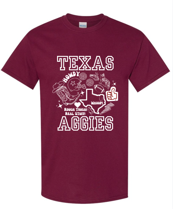 Maroon Gig 'Em Doodle