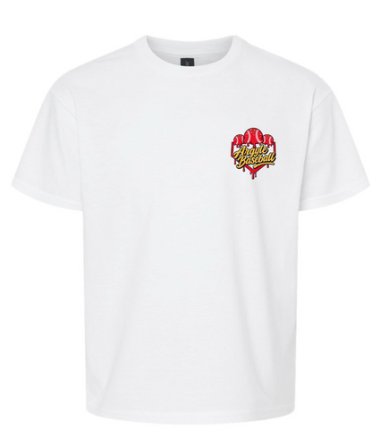 Argyle Baseball Drip White