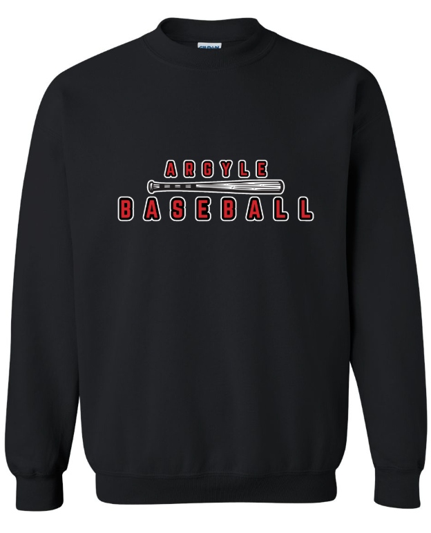 Argyle Baseball Crewneck