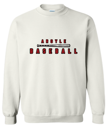 Argyle Baseball Crewneck