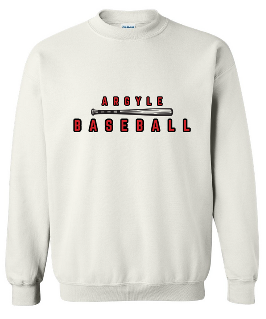 Argyle Baseball Crewneck