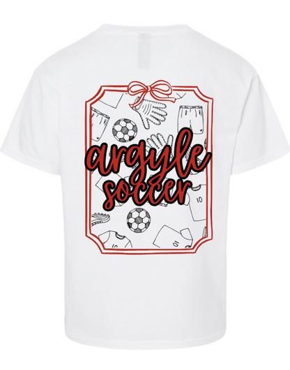 Argyle Soccer Girls Doodle