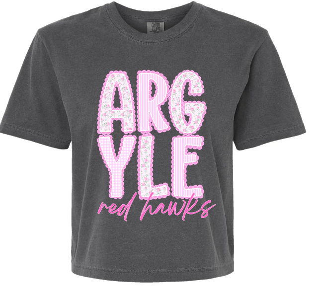 Argyle FLORAL All Schools Pink