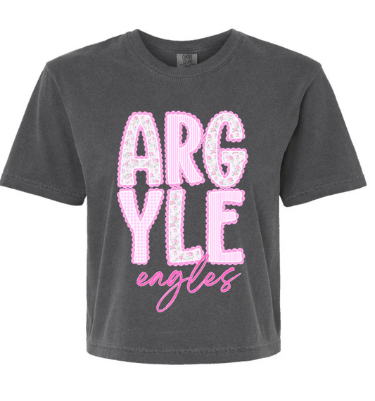 Argyle FLORAL All Schools Pink