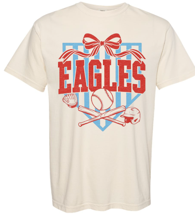 Argyle Home Plate Baseball Bow