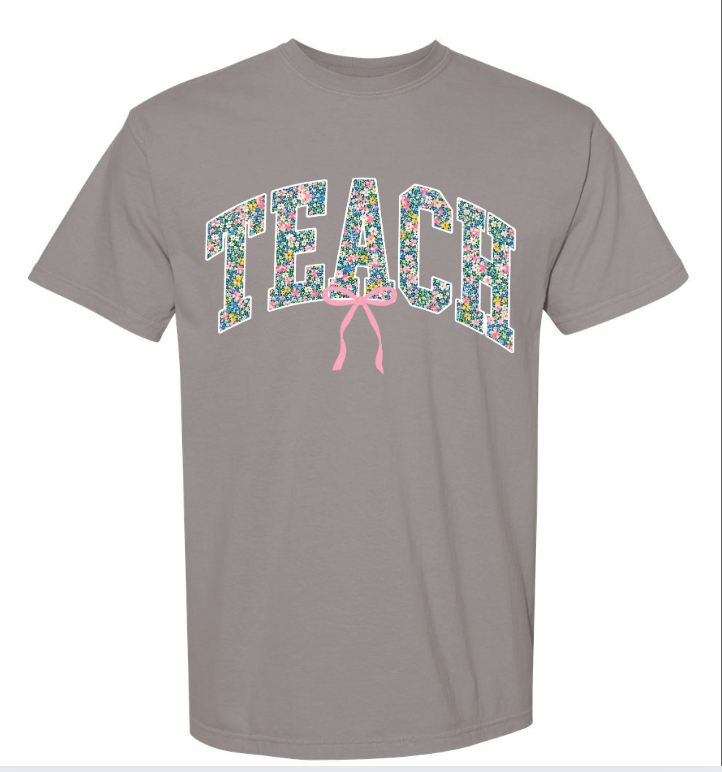 TEACH Floral Print
