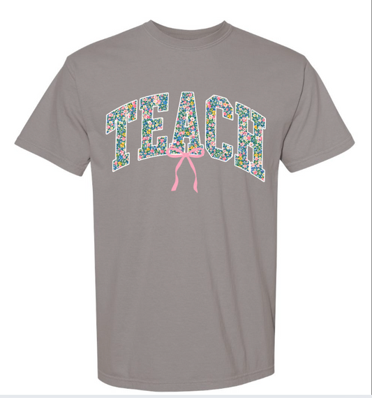 TEACH Floral Print