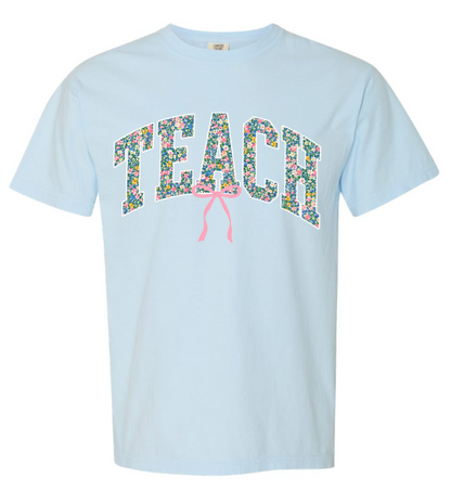 TEACH Floral Print