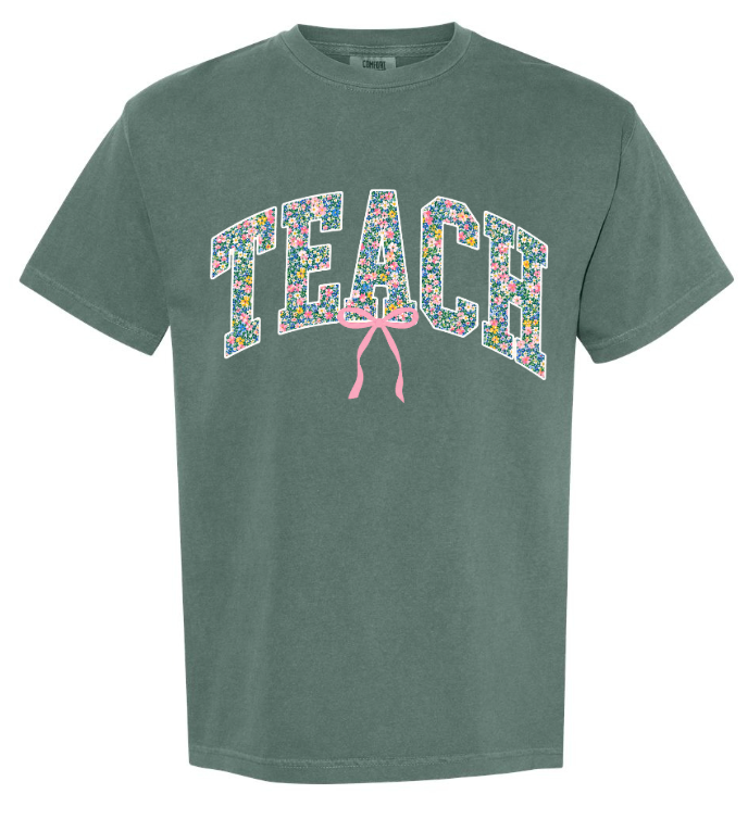 TEACH Floral Print