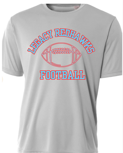 Redhawks Football DRIFIT Red Outline