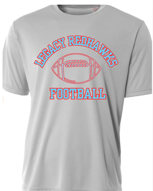 Redhawks Football DRIFIT Red Outline