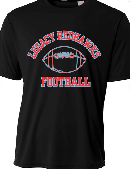 Redhawks Football DRIFIT Blue Outline