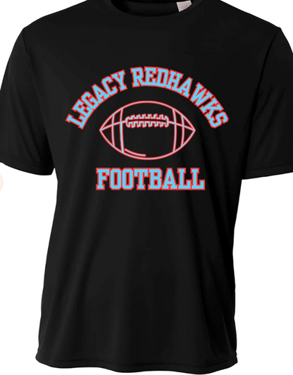 Redhawks Football DRIFIT Red Outline