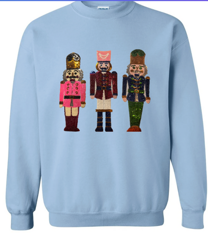 Sequin Patch Nutcracker Sweatshirt
